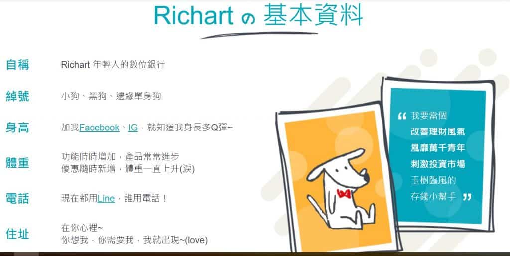 Richart數位銀行透過有趣且貼近年輕人的語言，成功擄獲年輕族群。Source: 台新銀行 