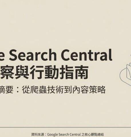 2026 行銷指南：張瑋容解析 Google Search Central，從爬蟲陷阱到內容策略